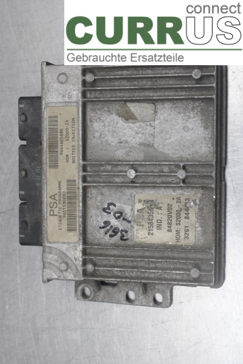 PEUGEOT 206  98-09 Engine Control Unit (ECU) 9644625680 