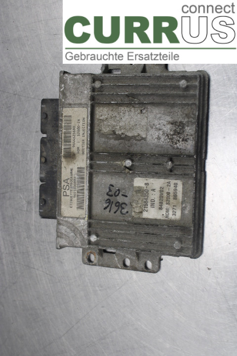 PEUGEOT 206  98-09 Engine Control Unit (ECU) 9644625680 
