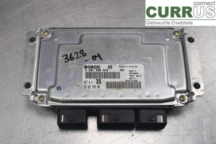 PEUGEOT 307     01-05 Engine Control Unit (ECU) 9638765680 