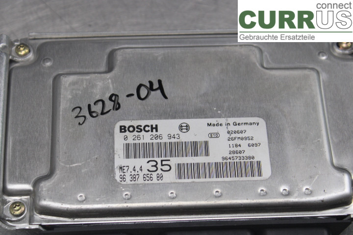 PEUGEOT 307     01-05 Engine Control Unit (ECU) 9638765680 