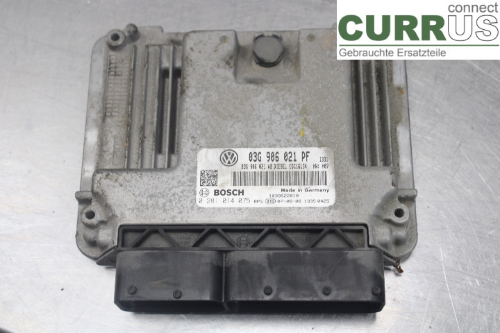 VW CADDY      04-10 Motorsteuergerät (ECU) 03G906021PF 1.9TDi/BLS