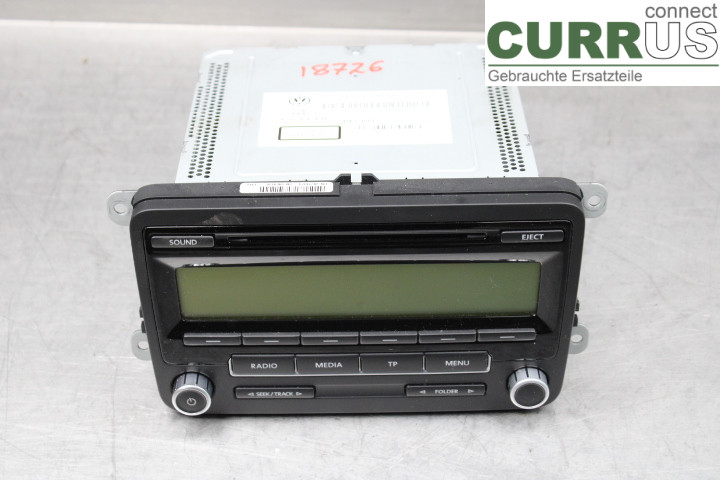 VW GOLF VI     09-13 Radio CD / Multimedia panel 1K0035186AA 1.6TDi/CAYC