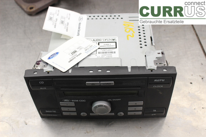 FORD TRANSIT 06-13 Radio CD / Multimedia panel 8C1T18C815BC 2.2TDCi/SRFA