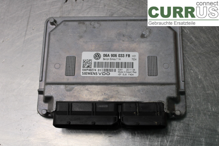 SKODA OCTAVIA    05-13 Engine Control Unit (ECU) 06A906033FB 1.6i/BSE