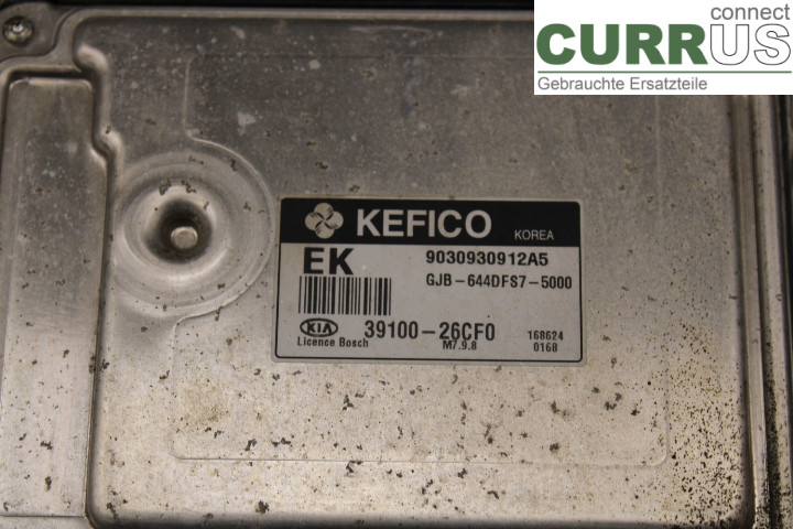 KIA RIO           06-11 Motorens styreenhed (ECU) 3910026CF0 1.4i/G4EE