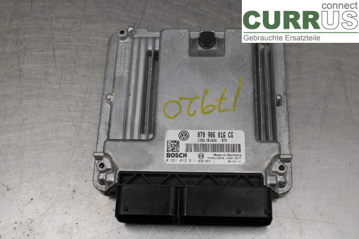 VW TRANSP/CARAVELLE 04-15 Engine Control Unit (ECU) 070906016CG 2.5TDi/BNZ