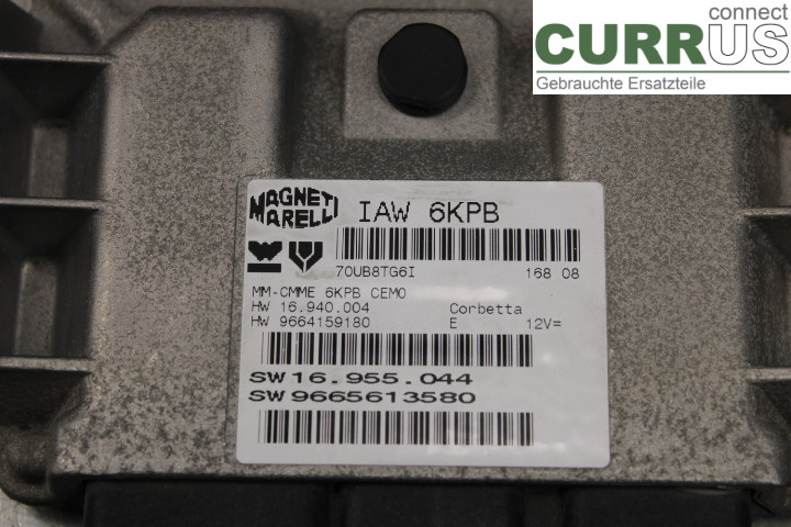 CITROEN C5  08-17 Engine Control Unit (ECU) 9665613580 2.0i/RFJ