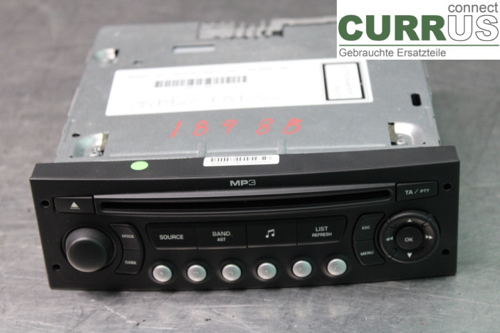 CITROEN C5  08-17 Radio CD / Multimedia panel 9664513277 2.0i/RFJ