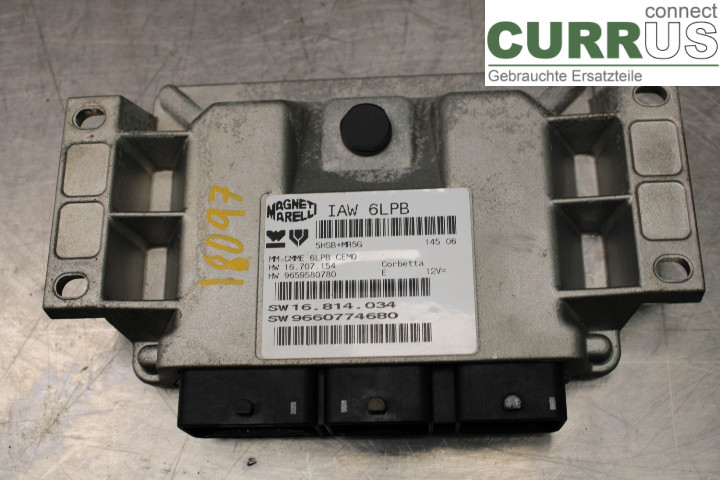 PEUGEOT 307     05-08 Motorstyrningsenhet (ECU) 9660774680 2.0i/RFJ