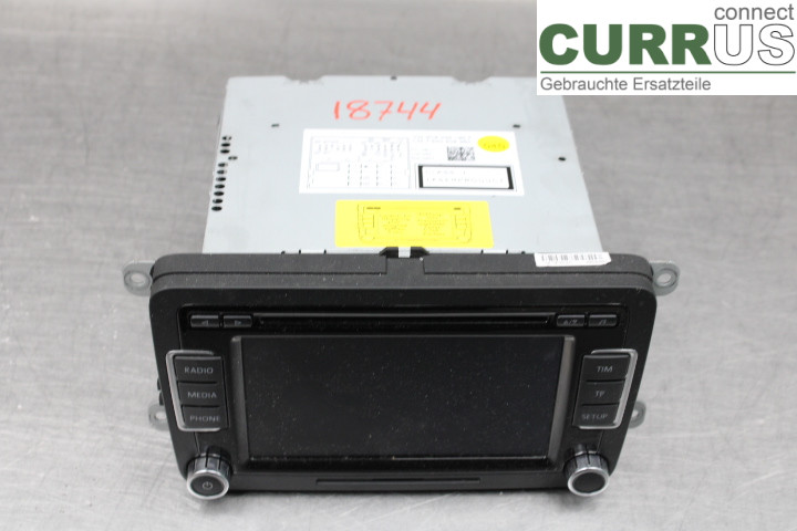 VW PASSAT  11-14 Radio CD / Multimedia panel 3C8035195F 2.0TDi/CFFB