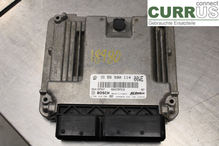 OPEL CORSA D  07-14 Engine Control Unit (ECU) 55590114 1.3CDTi/A13DTE