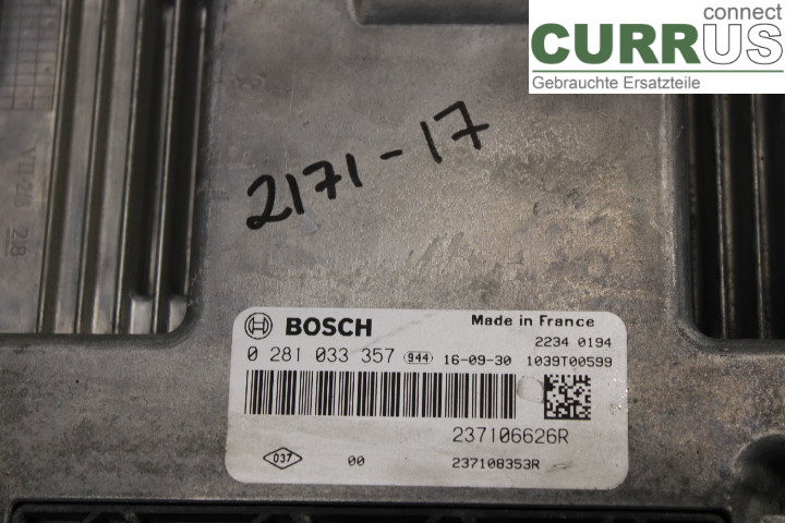 NISSAN NV300  16- Motorstyrningsenhet (ECU) 237106626R 