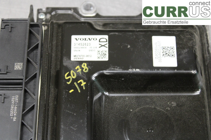VOLVO V60 14-18 Unité de contrôle moteur (ECU) 31452623