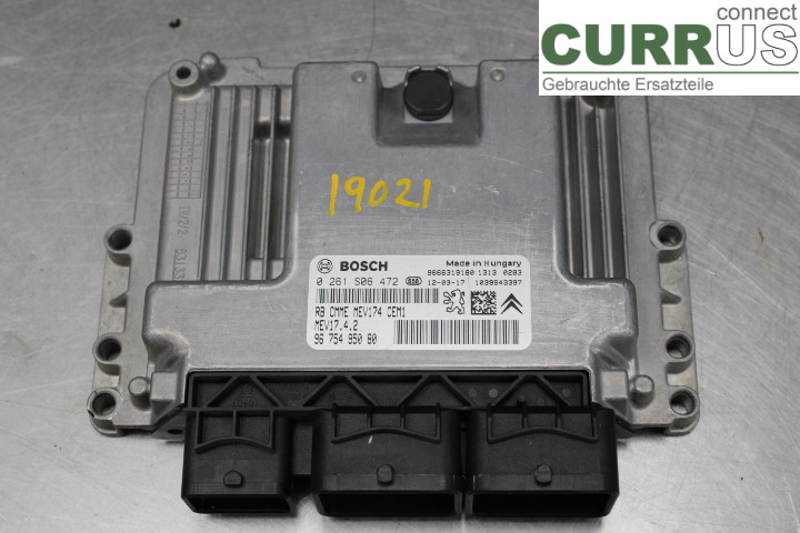 PEUGEOT 308 08-13 Engine Control Unit (ECU) 9675495080 1.6i/5FS