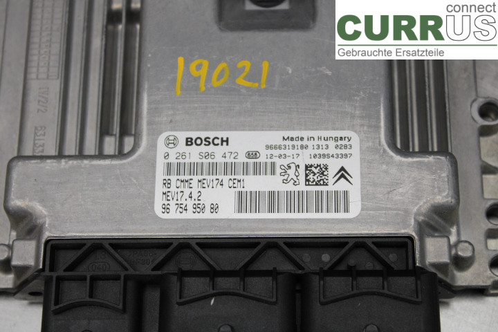 PEUGEOT 308 08-13 Engine Control Unit (ECU) 9675495080 1.6i/5FS
