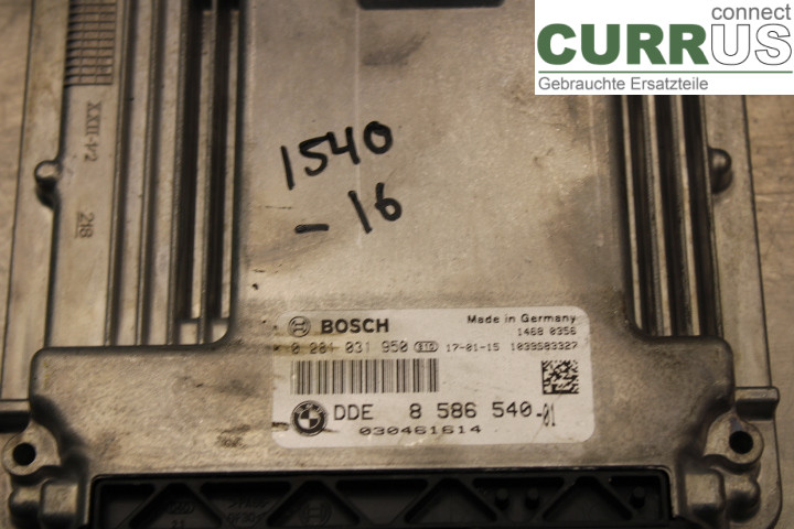 BMW F10/F11/F18 09-17 Engine Control Unit (ECU) 8586540