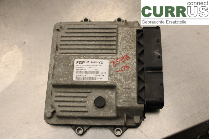 OPEL COMBO C  02- Engine Control Unit (ECU) 55194018YU 