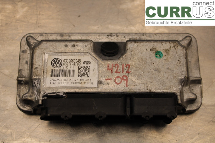 SKODA FABIA 07-14 Unité de contrôle moteur (ECU) 03C906024B