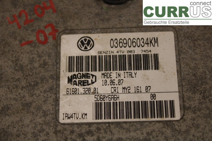 SKODA FABIA    99-07 Sterownik silnika (ECU) 036906034KM 