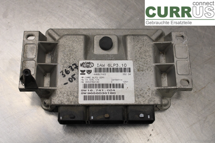 PEUGEOT 407 Motorens styreenhed (ECU) 9656036180 