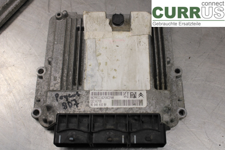 PEUGEOT 807 Motorens styreenhed (ECU) 9664801680 