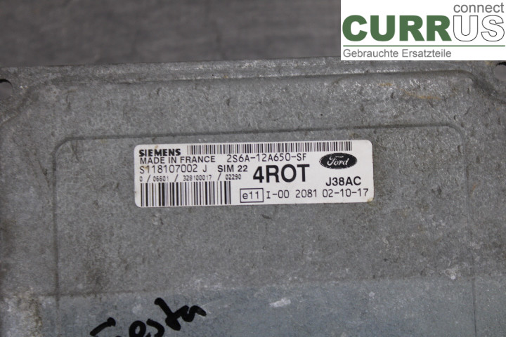 FORD FIESTA     06-08 Unité de contrôle moteur (ECU)  