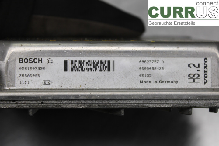 VOLVO V70      00-04 Engine Control Unit (ECU) 08627757A 2.4T/B5244T3