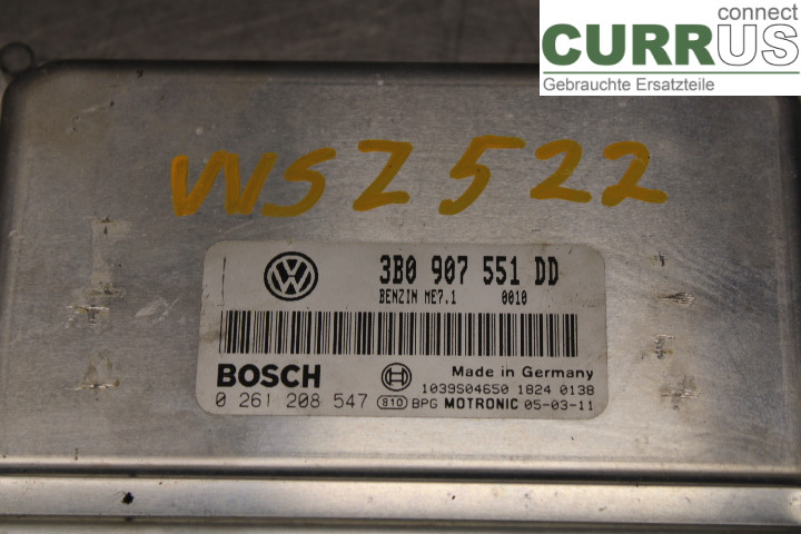 VW PASSAT      01-05 Engine Control Unit (ECU) 3B0907551DD 2.8i/AMX