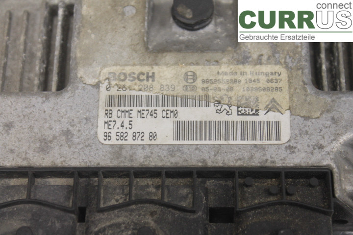 PEUGEOT 206  98-09 Engine Control Unit (ECU) 9658287280 