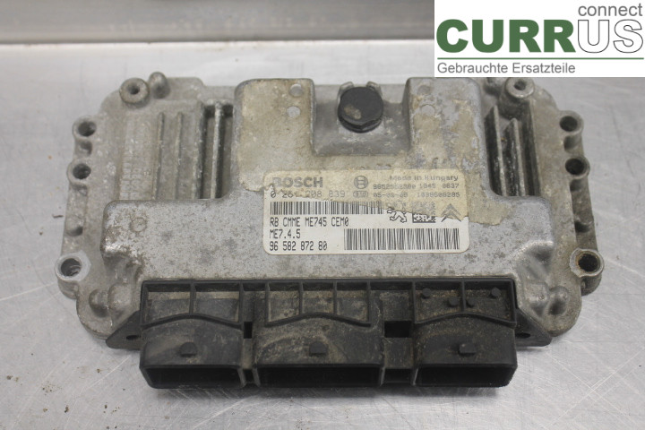PEUGEOT 206  98-09 Engine Control Unit (ECU) 9658287280 