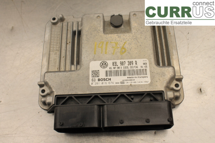 VW CADDY  11-15 Engine Control Unit (ECU) 03L907309R 2.0TDi/CFHF