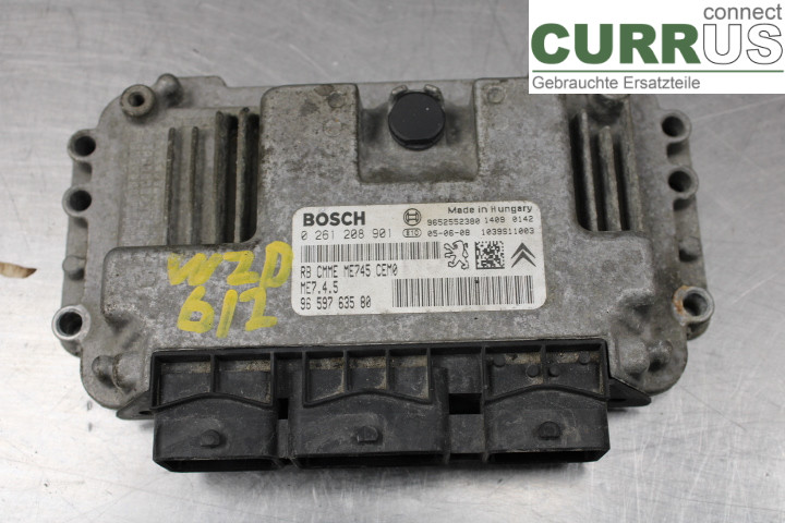 PEUGEOT 206  98-09 Engine Control Unit (ECU) 9652552380 1.6i/NFU