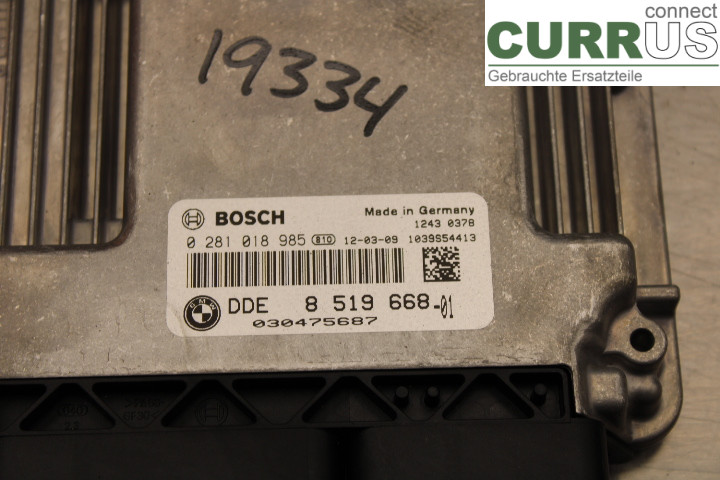 BMW 3 E90/91 SED/TOU 05-12 Sterownik silnika (ECU) 8519668 2.0D/N47D20C