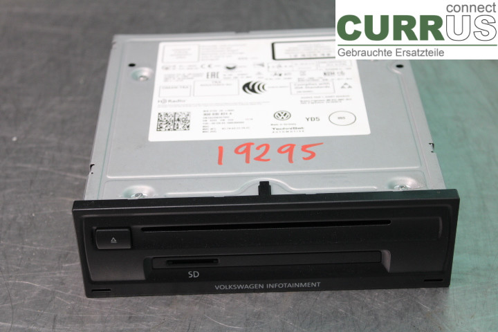 VW GOLF / E-GOLF VII   13-20 Radio CD / panel multimedialny 3Q0035824A 1.4TSi/CPVB