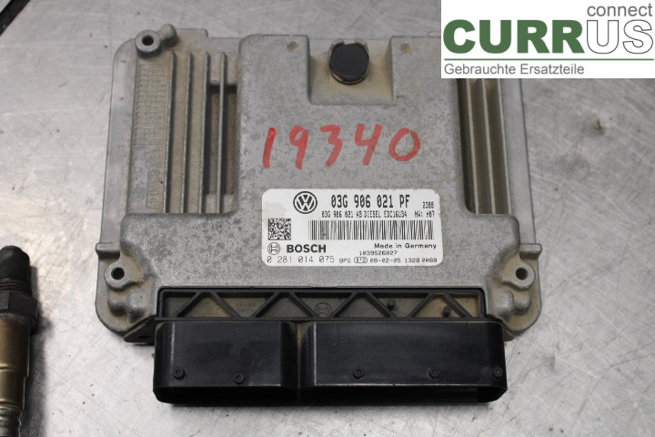 VW CADDY      04-10 Motorstyrningsenhet (ECU) 03G906021PF 1.9TDi/BLS