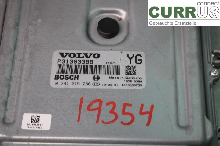 VOLVO XC60  09-13 Engine Control Unit (ECU) P31303388 2.4D/D5244T10