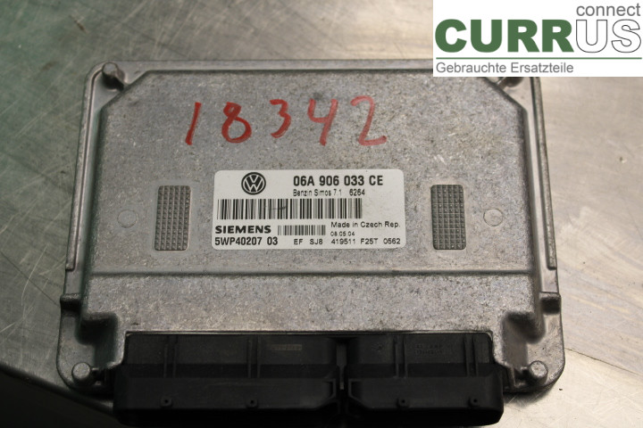 VW CADDY      04-10 Unité de contrôle moteur (ECU) 06A906033CE 1.6i/BGU
