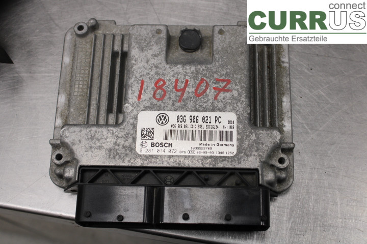 VW CADDY      04-10 Engine Control Unit (ECU) 03G906021PC 1.9TDi/BSU