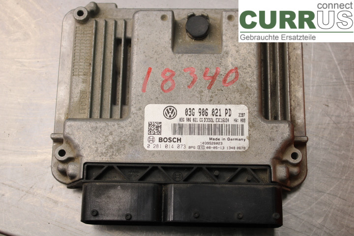 VW CADDY      04-10 Engine Control Unit (ECU) 03G906021PD 1.9TDi/BLS