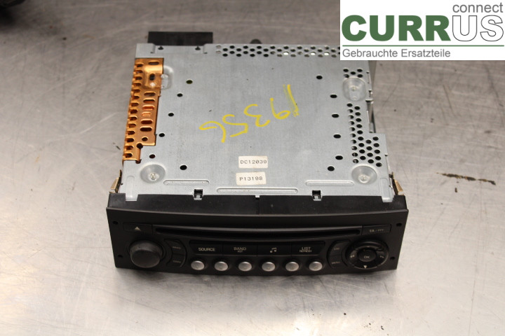 PEUGEOT 207 Radio CD / Multimedia panel 96639628XT 1.6i/NFU