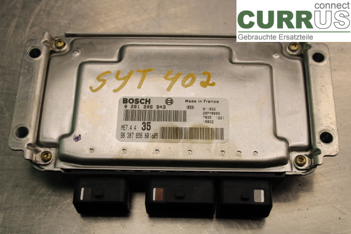 PEUGEOT 307     01-05 Engine Control Unit (ECU) 9638765680 1.6i/NFU