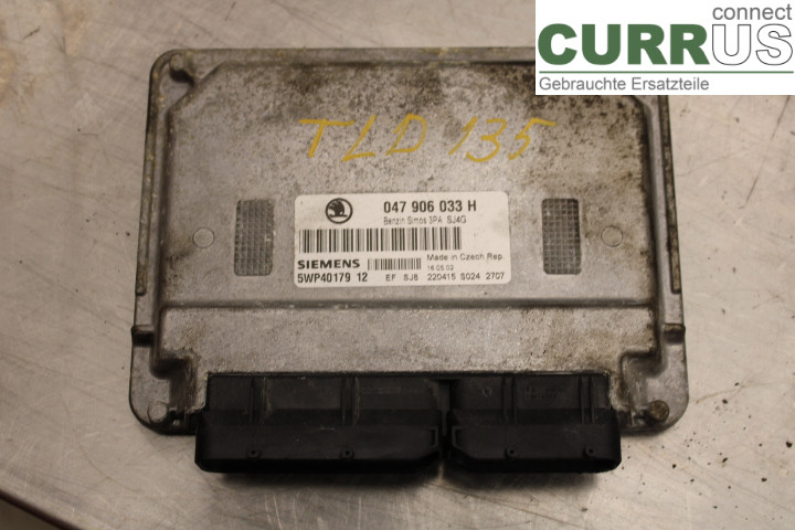 SKODA FABIA    99-07 Unité de contrôle moteur (ECU) 047906033H 1.4i/AQW