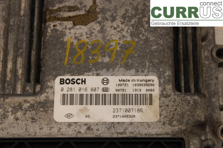 OPEL VIVARO 01-14 Motorsteuergerät (ECU) 237100718R 2.0CDTi/M9R630