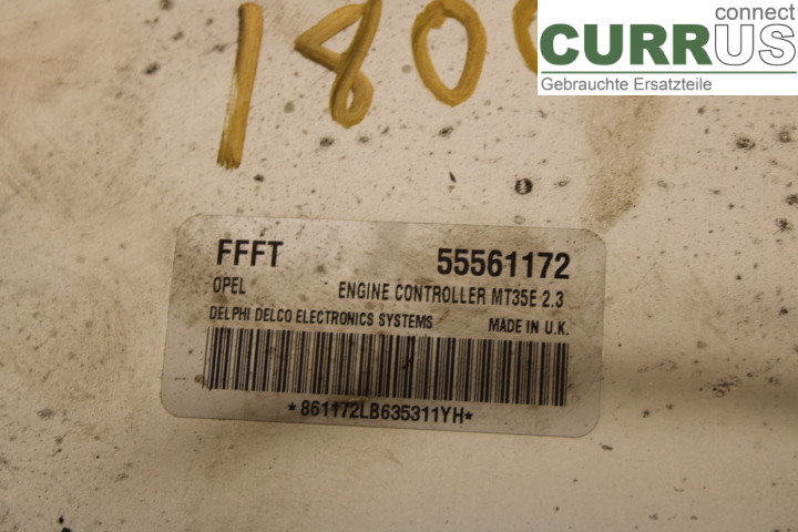 OPEL ASTRA  H    04-12 Engine Control Unit (ECU) 55561172 1.6i/Z16XEP
