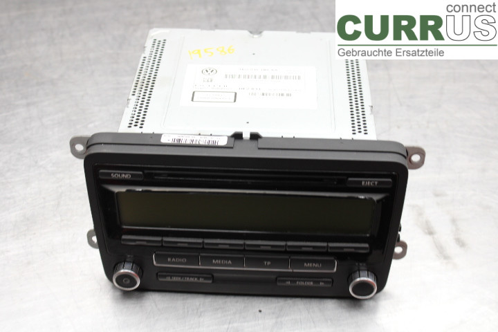 VW CADDY 11-15 Radio-CD-/Multimedia-Panel 1K0035186AA 1.6TDi/CAYD