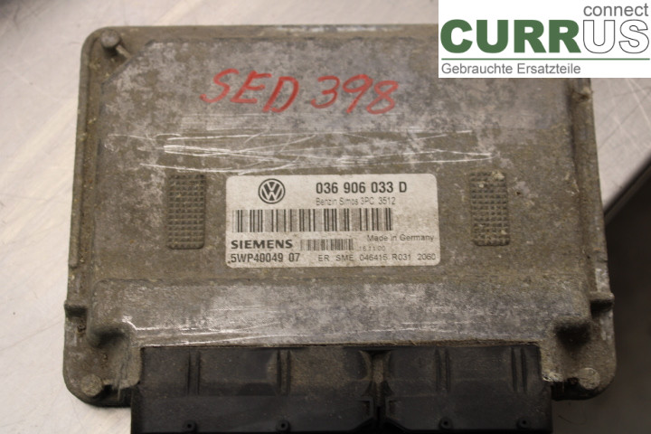 VW POLO       95-01 Engine Control Unit (ECU) 036906033D 1.6i/AVY