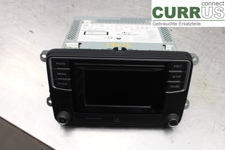 VW CADDY 16-20 Radio CD / Multimedia panel 1K8035150D 1.6TDi/CAYE