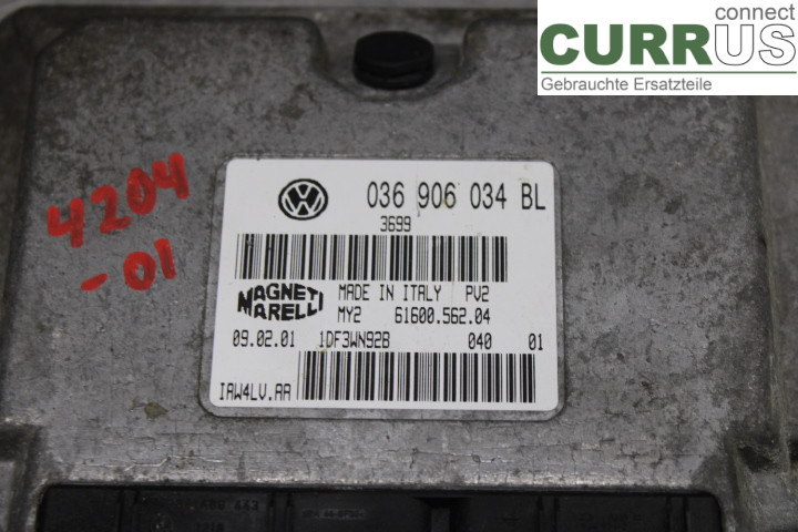 SKODA FABIA    99-07 Engine Control Unit (ECU) 036906034BL 