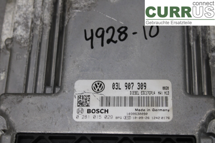 VW PASSAT      05-10 Engine Control Unit (ECU) 03L907309 