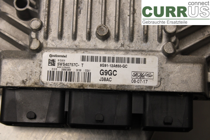 FORD MONDEO     07-15 Motorens styreenhed (ECU) 8G2112A650GC 2.0TDCi/QXBA